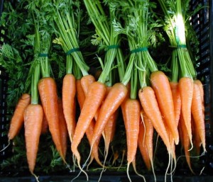 Морковь в магазине